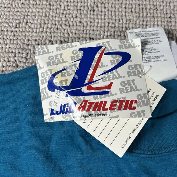 Vtg Jacksonville Jaguars Graphic Shirt Men’s Large Logo Athletic Dead Stock 90s - Picture 9 of 11